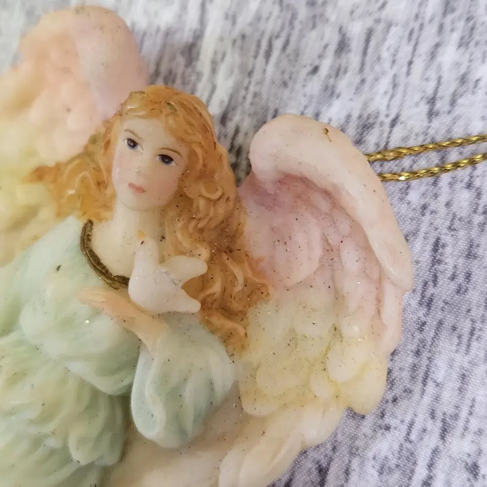 VTG Roman Inc Seraphim Classics Christmas Tree Ornament Angel of Peace Victorian